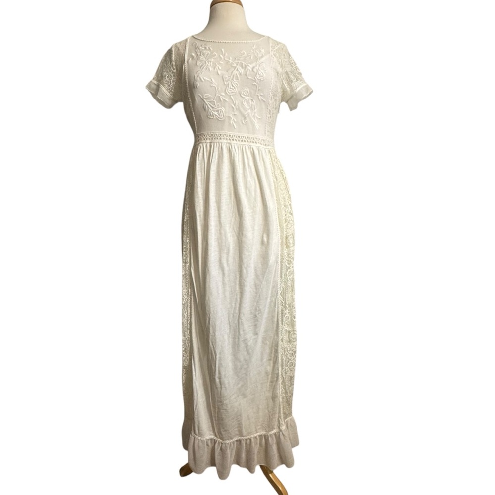 Vintage America Cream Maxi Dress